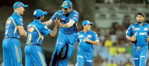 Levi and Ojha architect MI's 8-wicket win